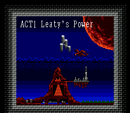 Arcus Odyssey (Genesis) screenshot: Starting an Act