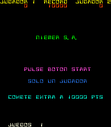 El Fin del Tiempo (Arcade) screenshot: Get ready to start.