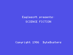 Science Fiction (MSX) screenshot: Eaglesoft presents...