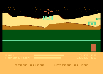 Shoot Em Up (Atari 8-bit) screenshot: Strange Invaders