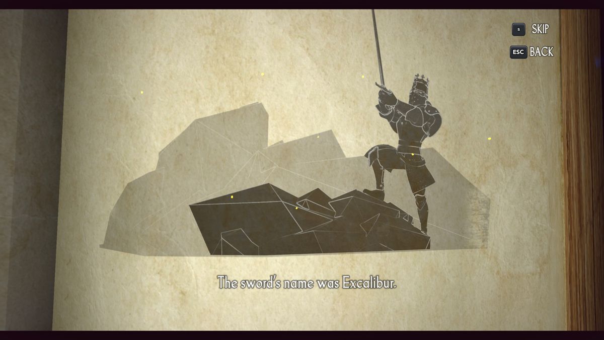 The Quest for Excalibur: Puy du Fou (Windows) screenshot: The animated introduction to the game.