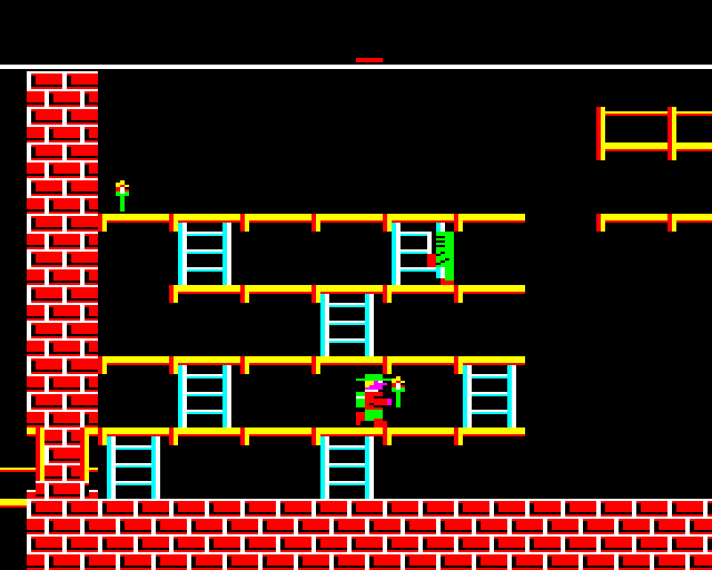Castle Quest (BBC Micro) screenshot: Castle Guards