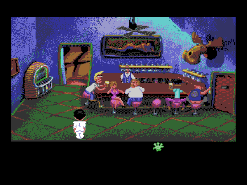 Leisure Suit Larry 1: In the Land of the Lounge Lizards (Amiga) screenshot: The bar