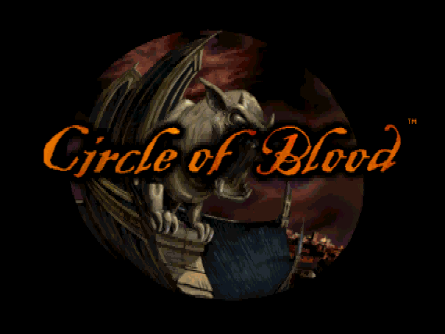 Circle of Blood (Windows) screenshot: Main Title (US Windows CD version of a game)
