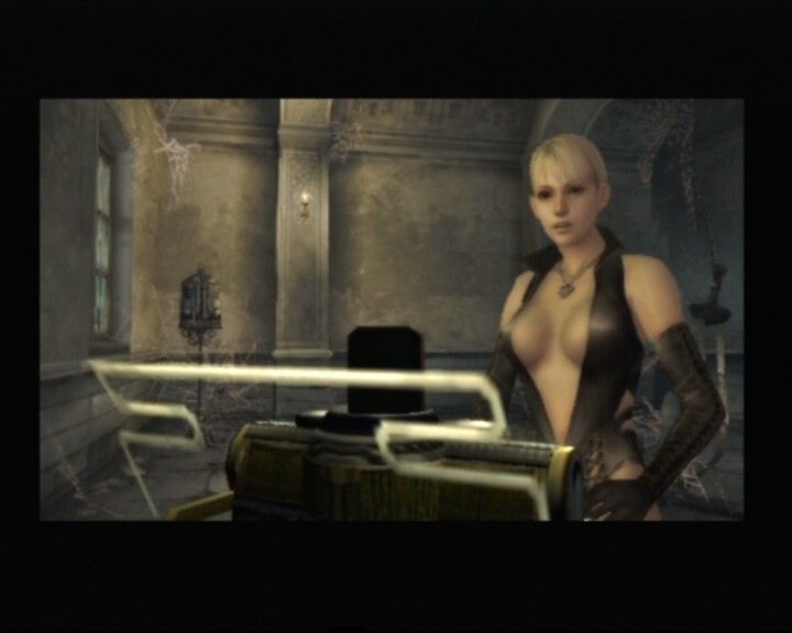 Haunting Ground (PlayStation 2) screenshot: Typing machines can be found but not to save your game but for making key plates