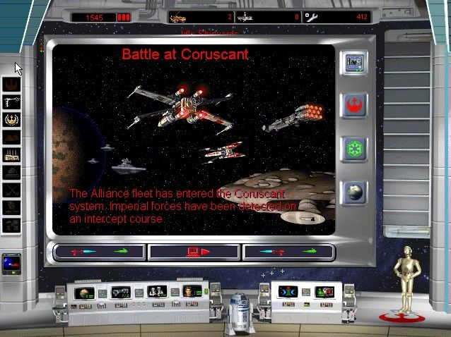 Star Wars: Rebellion (Windows) screenshot: Battle for capial