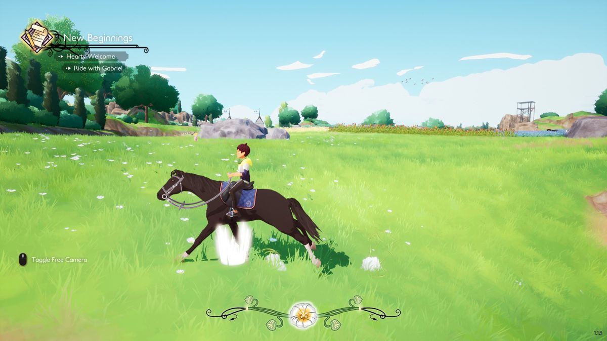 Horse Tales: Emerald Valley Ranch (Windows) screenshot: You can explore the environment freely.