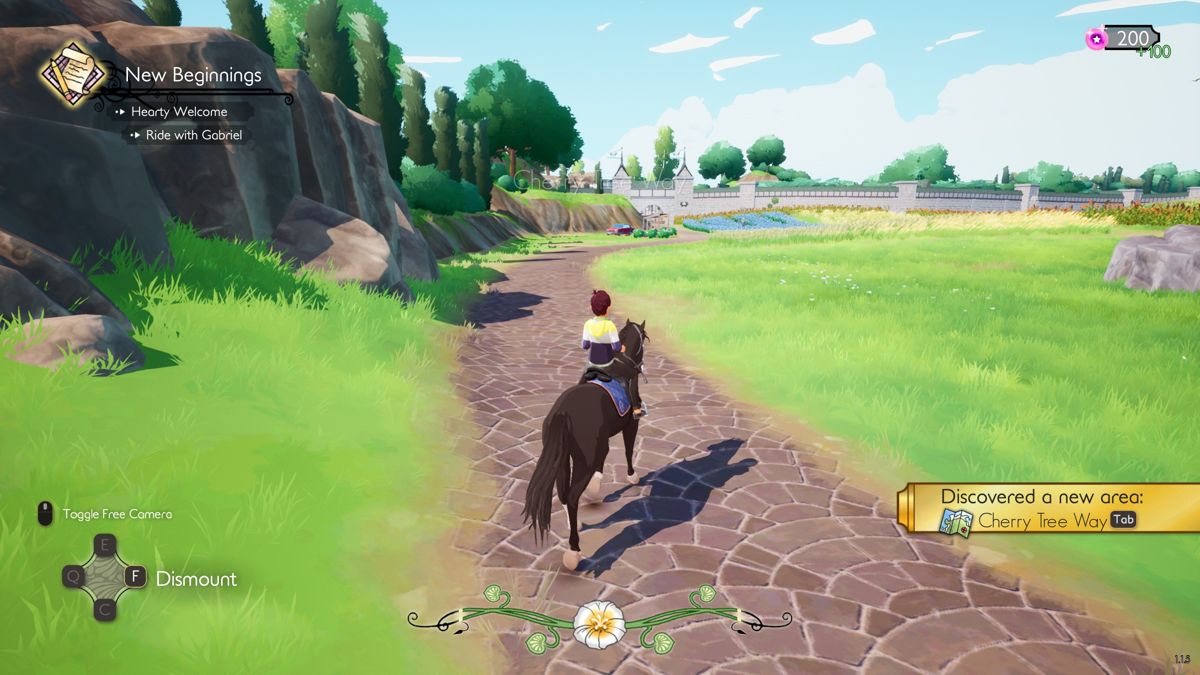 Horse Tales: Emerald Valley Ranch (Windows) screenshot: A new location has been discovered.
