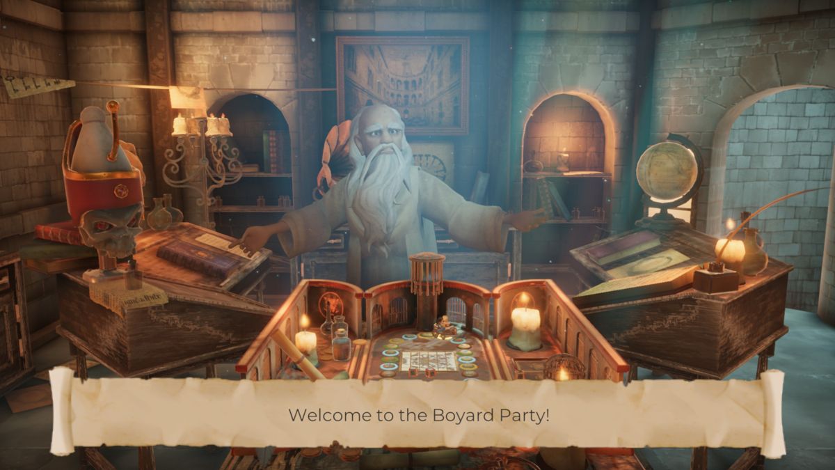Escape Game: Fort Boyard - 2022 Edition (Windows) screenshot: Le Père Fouras introduces the Boyard Party.
