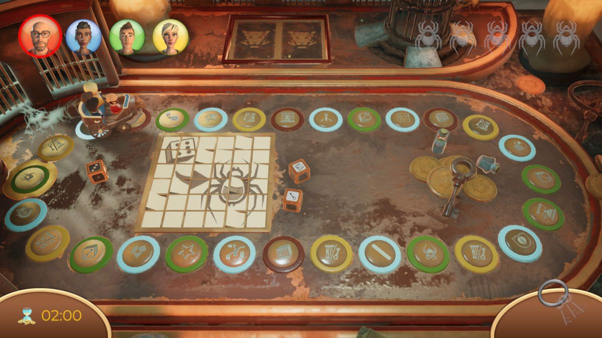 Escape Game: Fort Boyard - 2022 Edition (Windows) screenshot: Game board on the Boyard Party mode