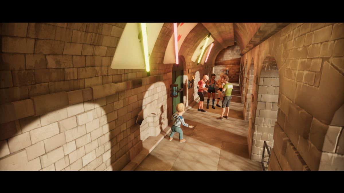 Escape Game: Fort Boyard - 2022 Edition (Windows) screenshot: The contestants are gathering.