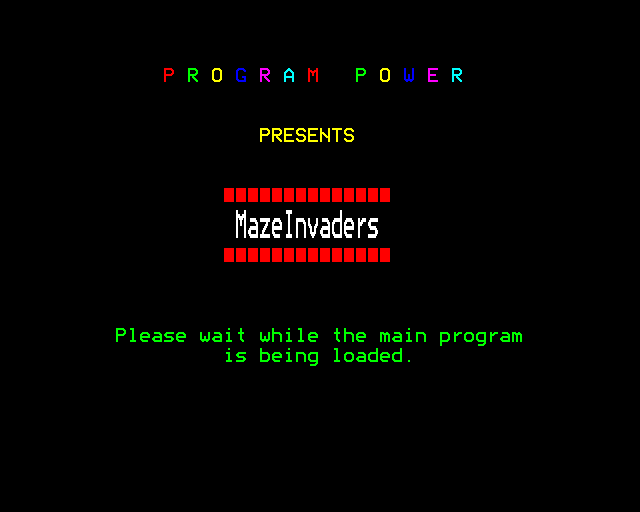 Screenshot of Maze Invaders (BBC Micro, 1982) - MobyGames