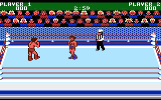 Mania Challenge (Atari 7800) screenshot: Beginning a fight