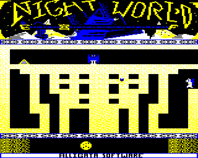 Night World (BBC Micro) screenshot: The First Prism