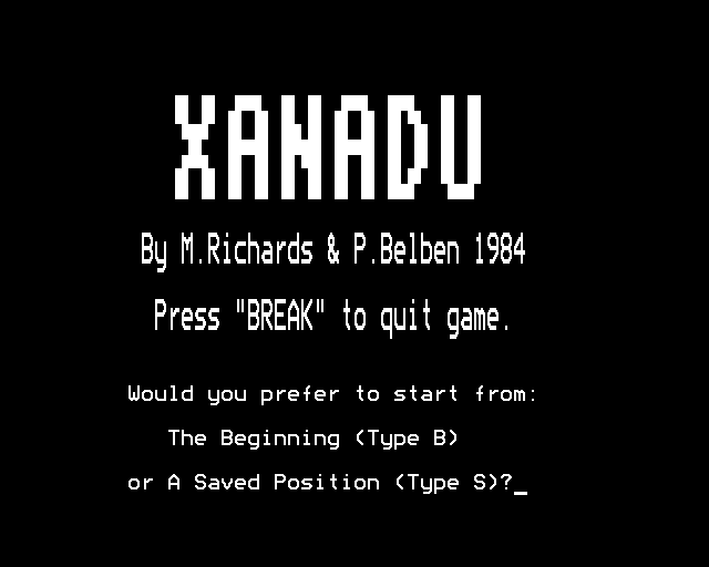 Ebony Tower / Xanadu Cottage (1984) MobyGames
