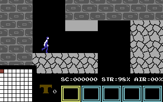 Hero of the Golden Talisman (Commodore 64) screenshot: Starting location
