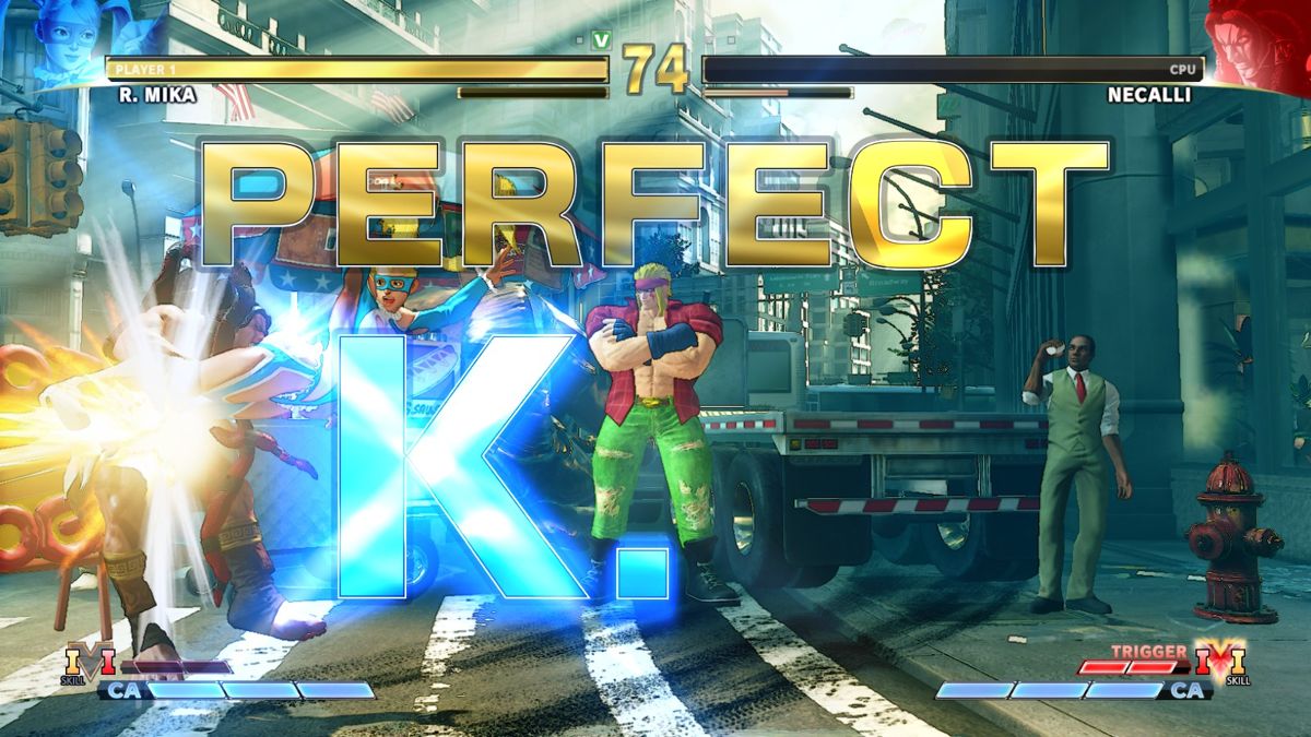 Street Fighter V (Windows) screenshot: Perfect win