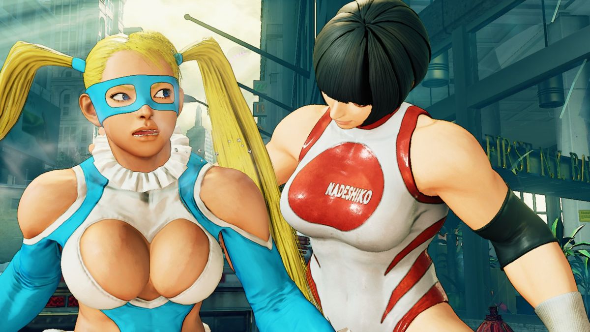 Street Fighter V (Windows) screenshot: Post-fight animations are cute