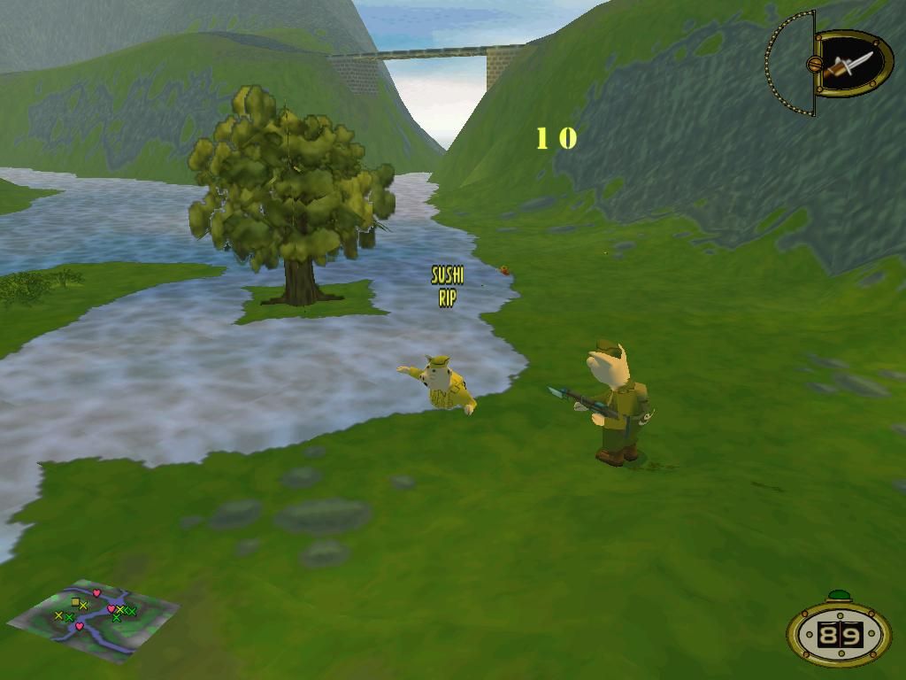 Screenshot of Hogs of War (Windows, 2000) MobyGames