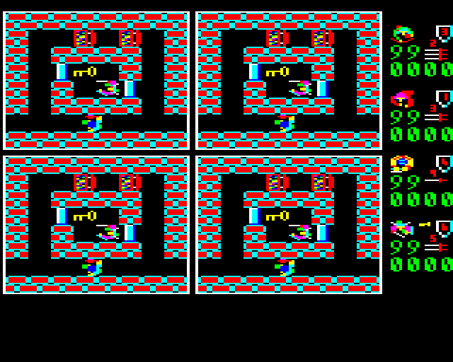 Dunjunz (BBC Micro) screenshot: Starting Area