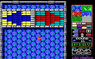 Arkanoid: Revenge of DOH (DOS) screenshot: Editor