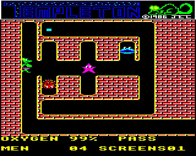 Templeton (BBC Micro) screenshot: Clams, Anemone, and Starfish