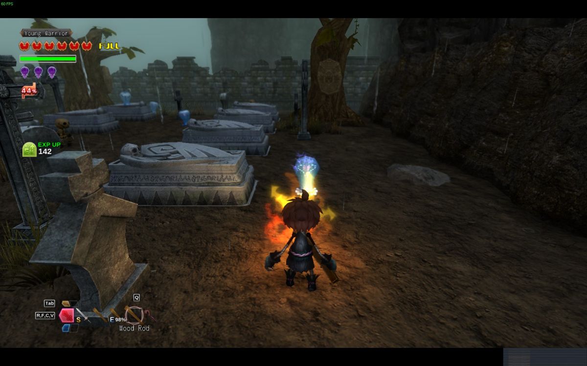 Inferno Climber (Windows) screenshot: Graveyard