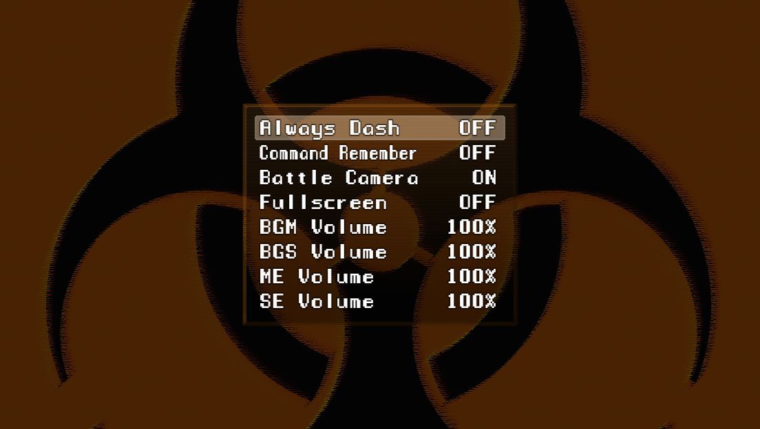 BDSM Apocalypse (Windows) screenshot: The game's configuration options.