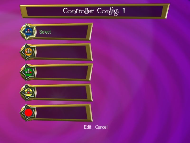 Cheggers Party Quiz (Windows) screenshot: The game is played on a keyboard with four keys for each player/team and there can be up to four teams. That is a lot of hands trying to press a button in the short time available