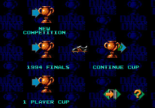 Dino Dini's Soccer (Genesis) screenshot: World cup options