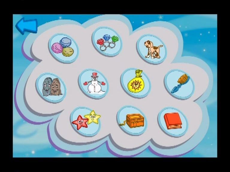 Dora the Explorer: Fairytale Adventure (DVD Player) screenshot: Games and activities can be accessed either through this menu or by playing the adventure