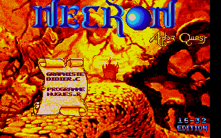 Necron: Aptor Quest (Atari ST) screenshot: Loading screen.