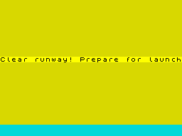 Star Quest (ZX Spectrum) screenshot: Get ready!