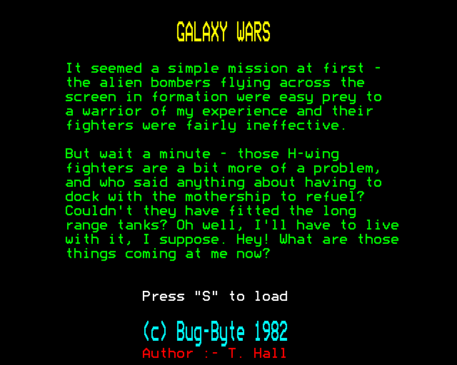 Galaxy Wars (1982) - MobyGames