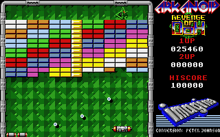 Arkanoid: Revenge of DOH (Atari ST) screenshot: Multiple balls
