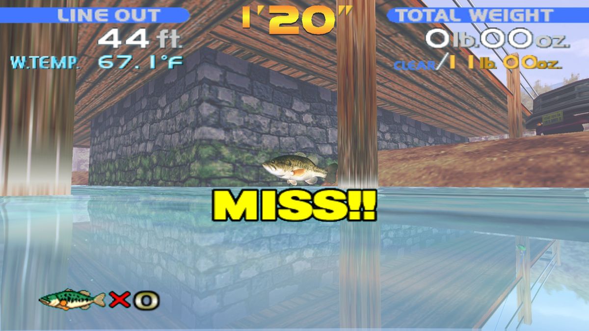 SEGA Bass Fishing (Windows) screenshot: Well... guess you were right afterall.