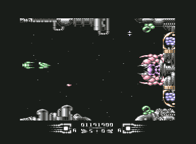 Armalyte (Commodore 64) screenshot: Boss