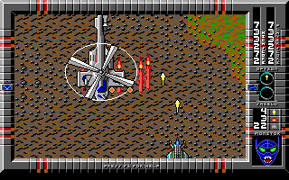 Major Stryker (DOS) screenshot: Land Zone - Boss