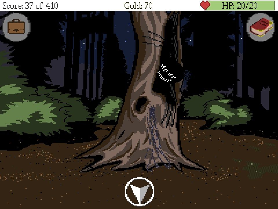 Dark Fear (Windows) screenshot: Demon in a tree