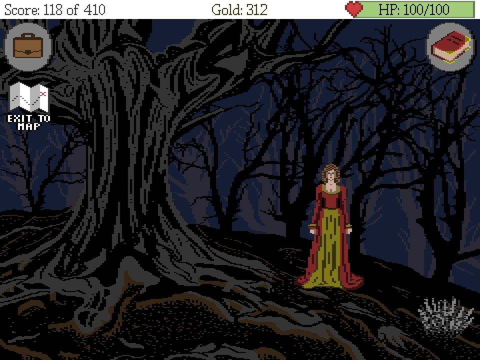 Dark Fear (Windows) screenshot: Mysterious woman