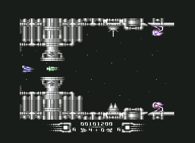 Armalyte (Commodore 64) screenshot: Don't get crushed here