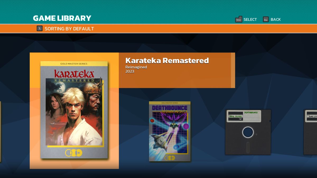 The Making of Karateka (Windows) screenshot: A new Remastered version of the game