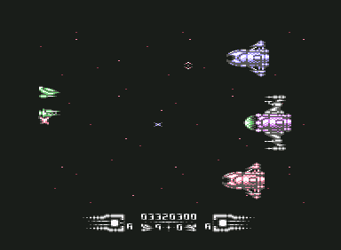 Armalyte (Commodore 64) screenshot: Level 4 Halfway Boss