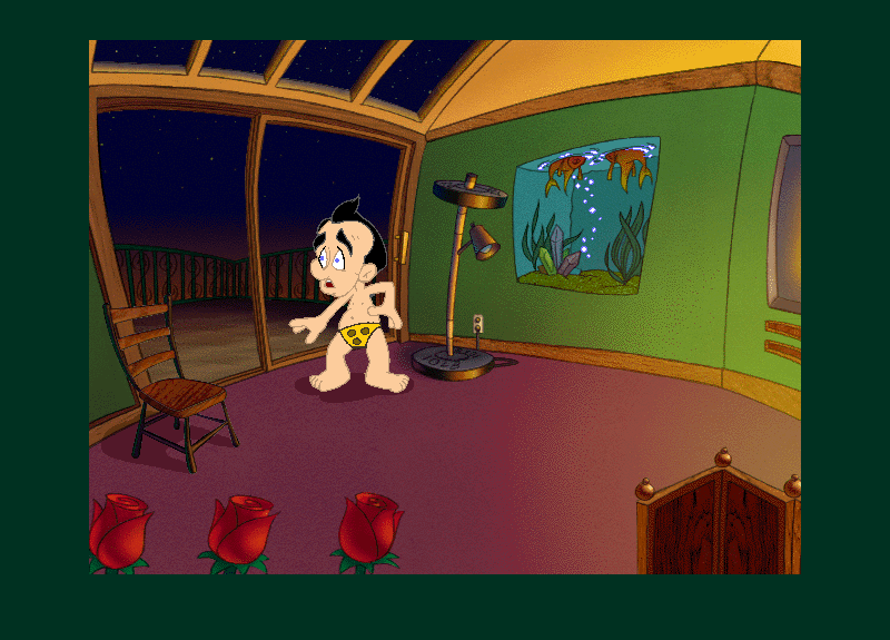 Leisure Suit Larry: Love for Sail! (Windows) screenshot: Got to escape!