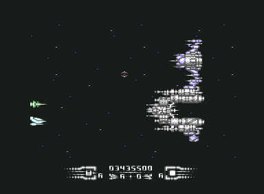 Armalyte (Commodore 64) screenshot: Level 4 Boss
