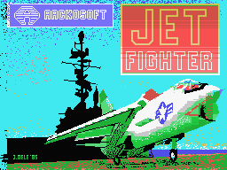 Jet Fighter (MSX) screenshot: Loading Screen.