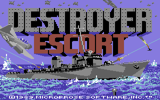 Destroyer Escort (Commodore 64) screenshot: Loading Screen