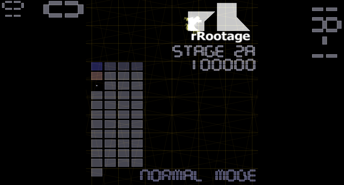 rRootage (Windows) screenshot: Main menu