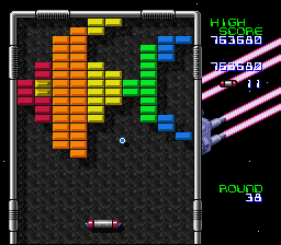 Arkanoid: Doh It Again (SNES) screenshot: Something's fishy here