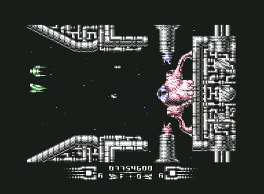 Armalyte (Commodore 64) screenshot: Boss